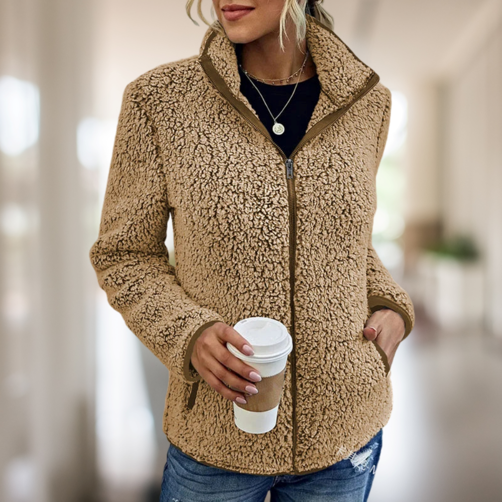 Katie – Jacke aus edlem Fleece mit Zipper