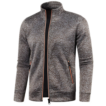 Clayton - Bequemer Herrenfleecepullover mit Reißverschluss