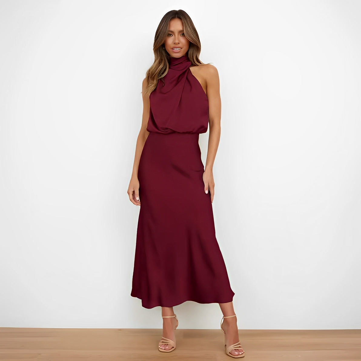 Marley - Elegantes Satin-Abendkleid für Damen