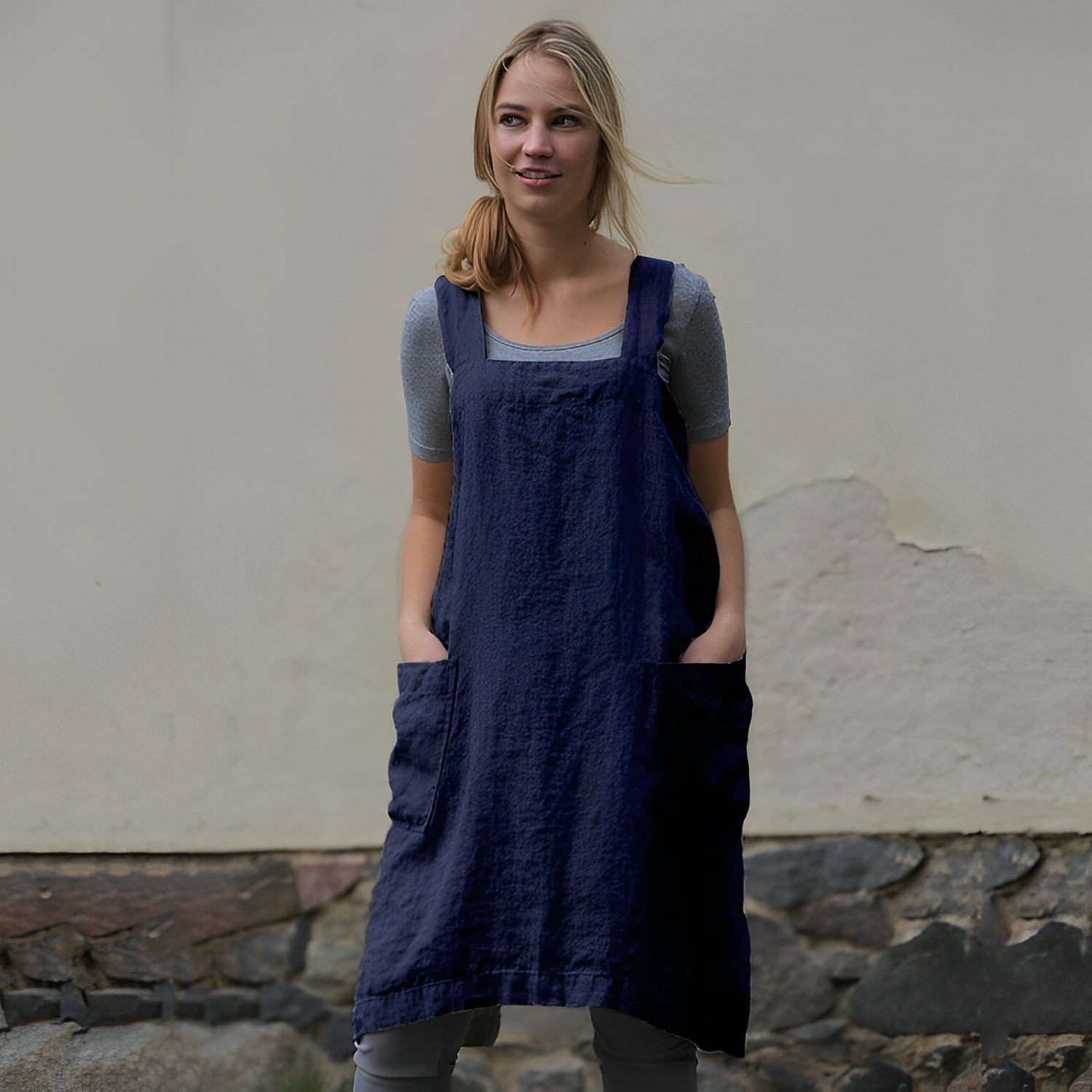 Mozelle - Damen-Sommerkleid mit Taschen im entspannten Design