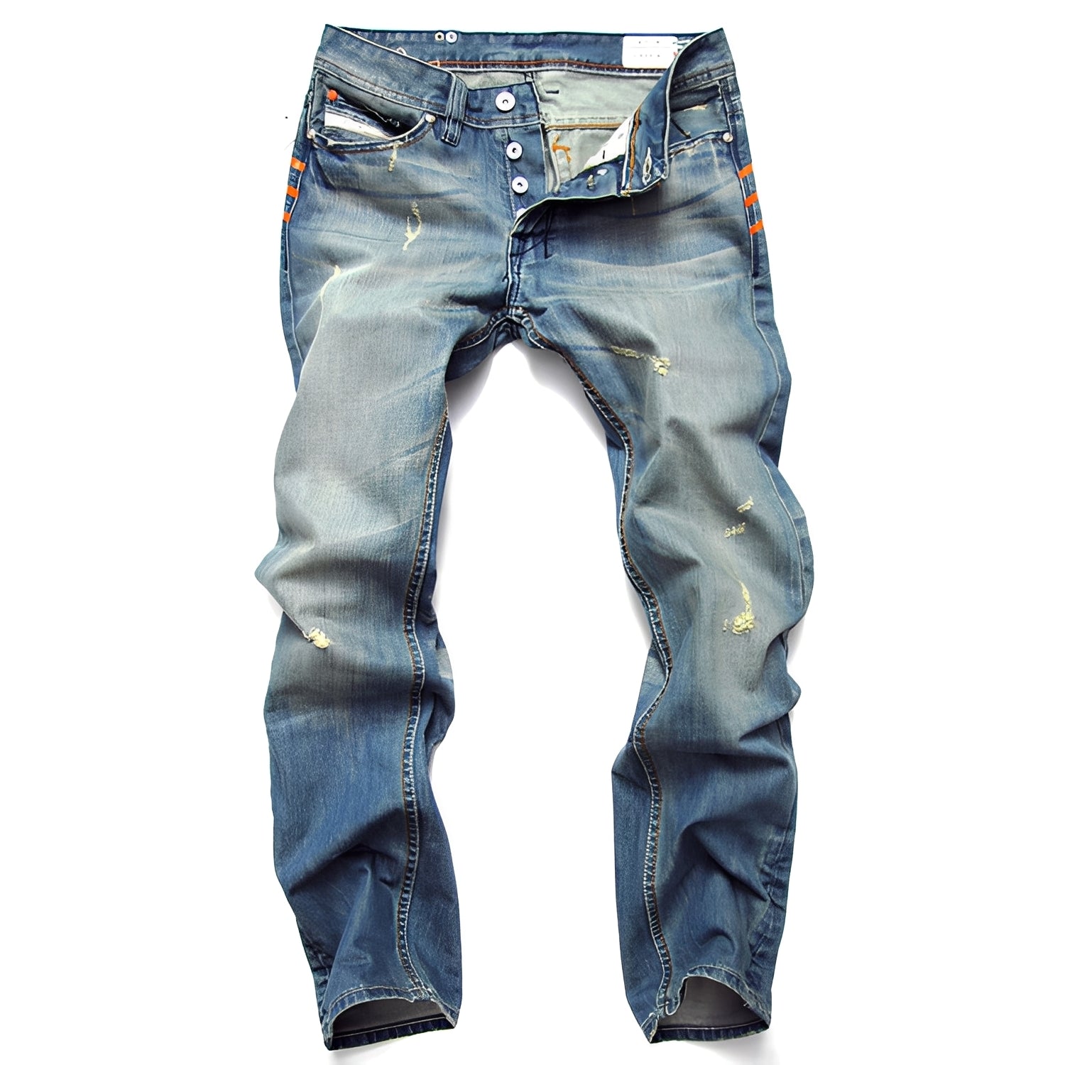 Kevin - Herrenjeans mit lässigen Rissen