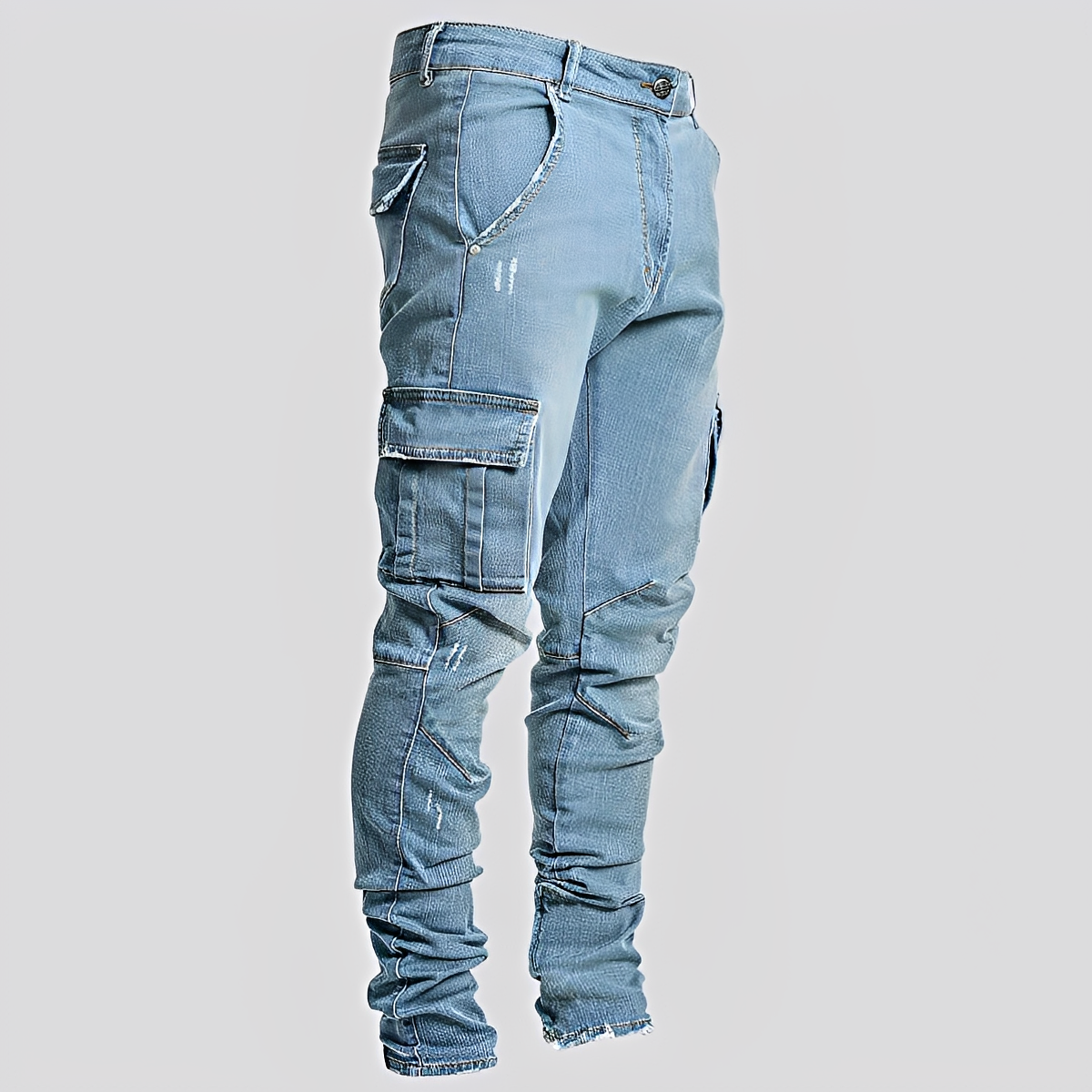 Owen - Weit geschnittene Herrenjeans aus Denim mit zahlreichen Taschen