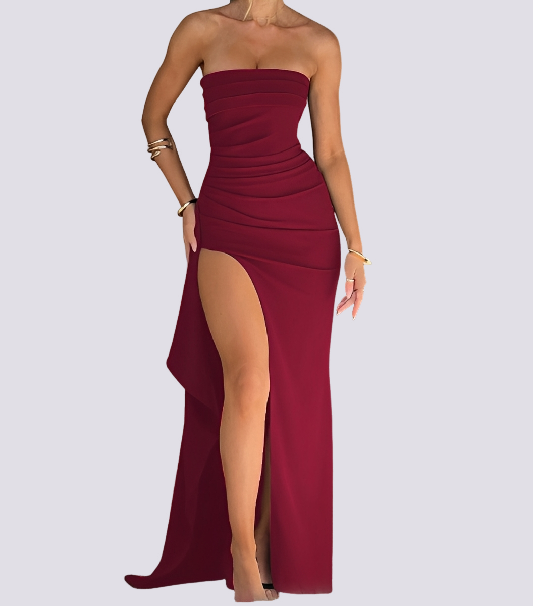 Jesse - Schickes, gedrehtes Damen-Maxikleid