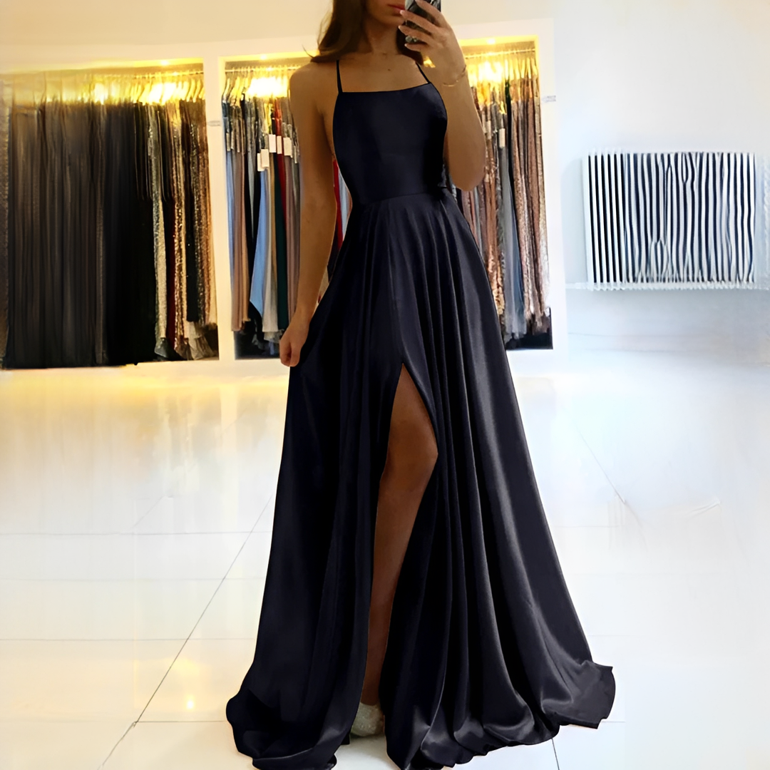 Shamcy - Elegantes Maxi-Kleid mit Schlitz