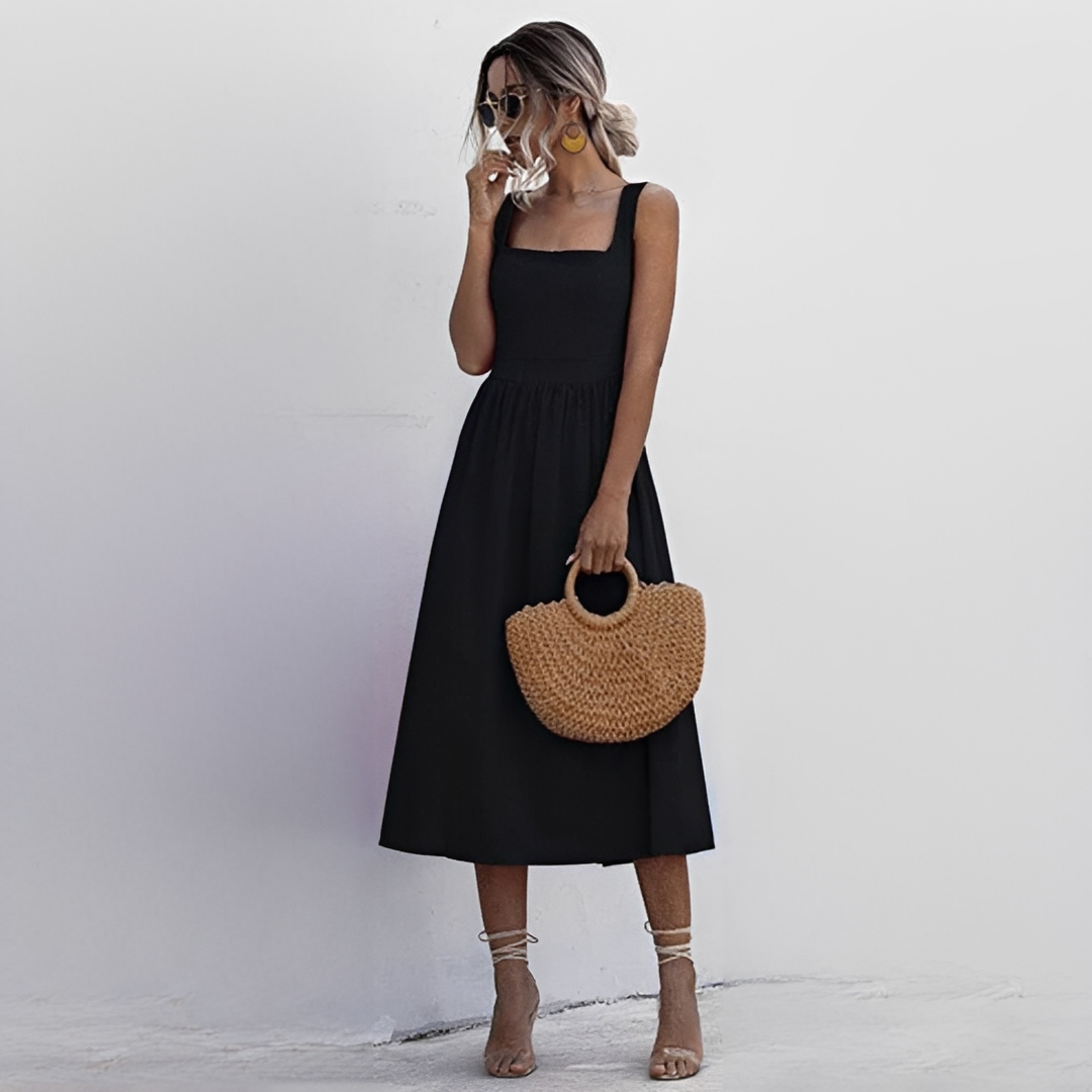 Lenna - Stilvolles ärmelloses Damen-Sommerkleid
