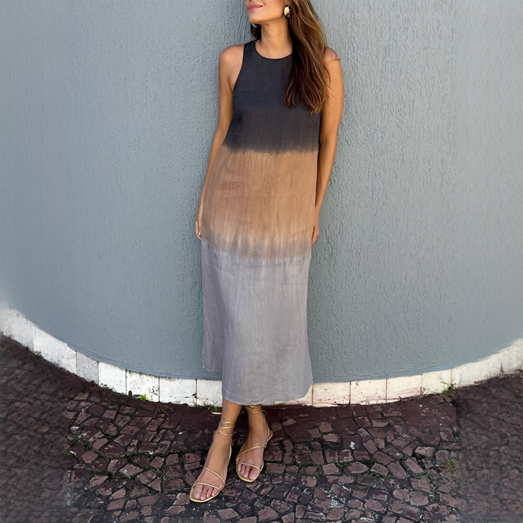 Renalyn - Stilvolles ärmelloses Damenkleid