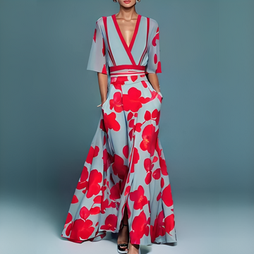 Genesa - Modisches Kleid mit kurzen Ärmeln für Damen