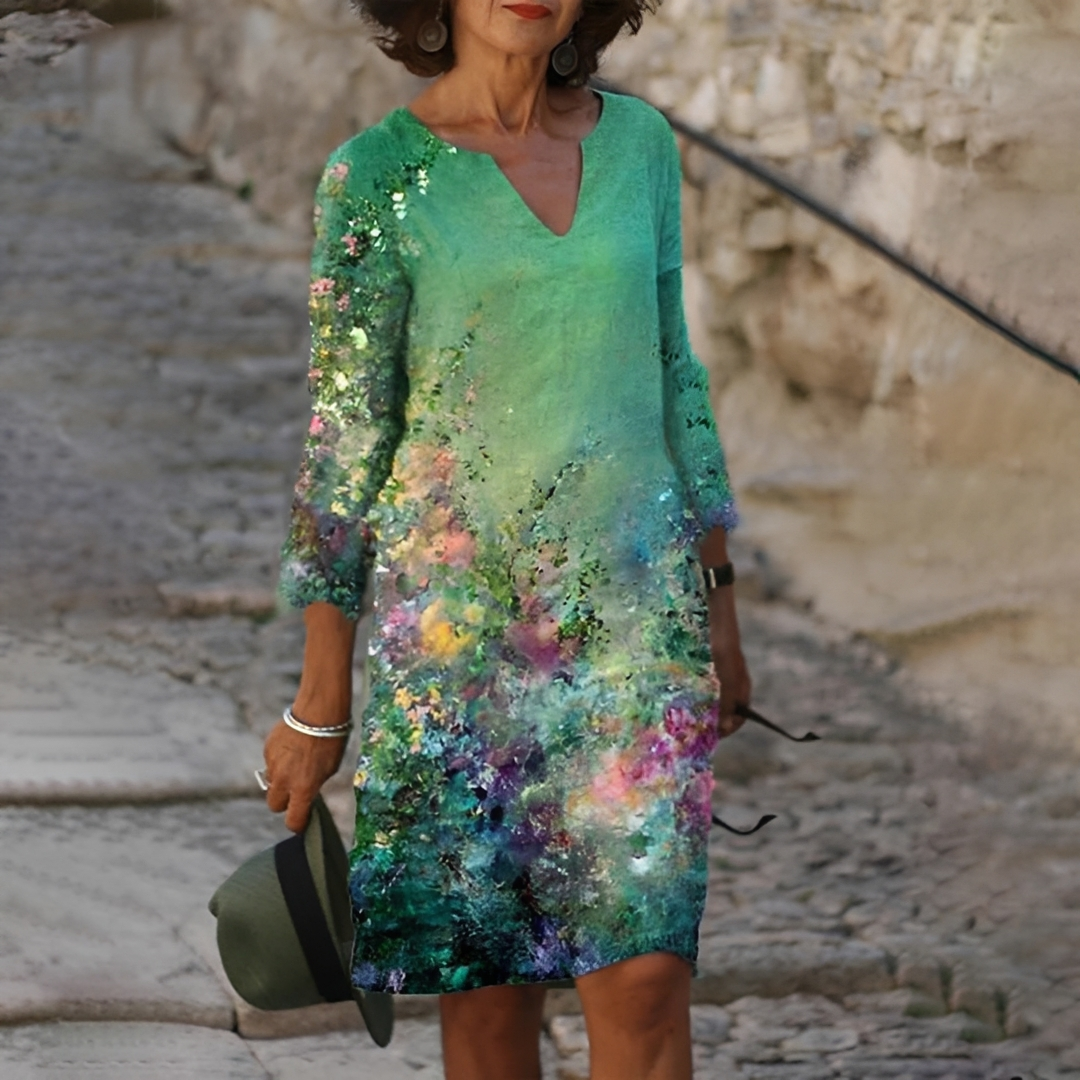 Jenette - Schickes Blumenkleid für Damen