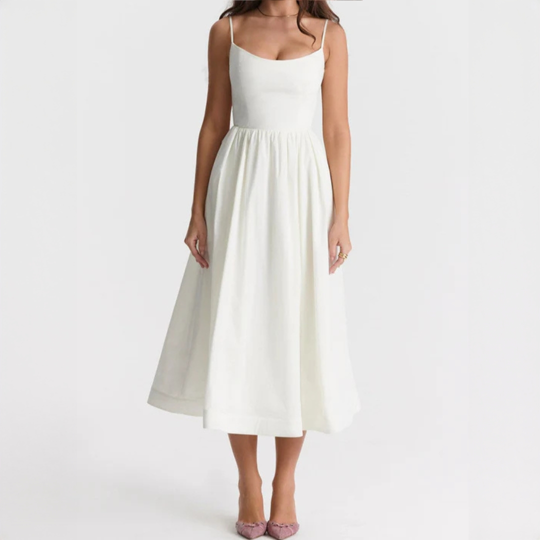 Jenesa - Schickes ärmelloses Damenkleid