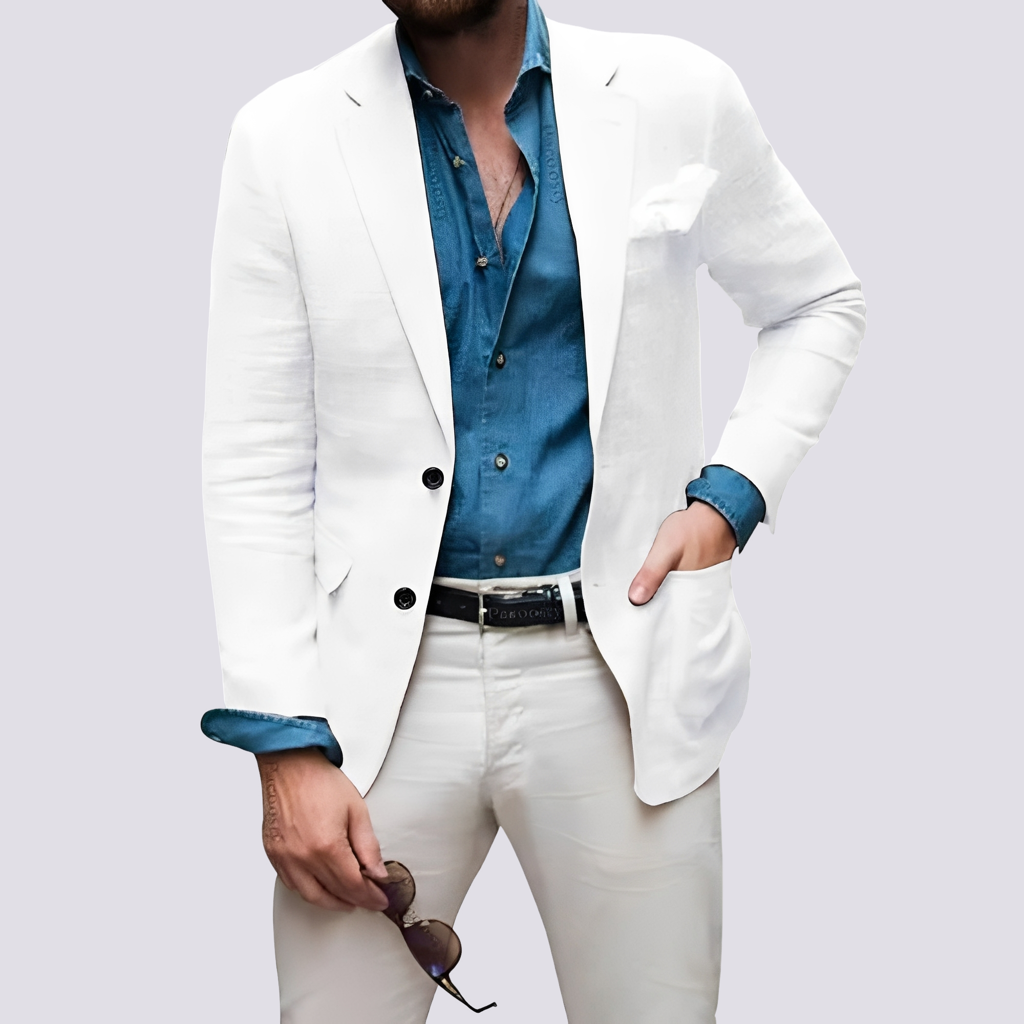 Glenn - Elegante Jacke für Männer mit Knöpfen
