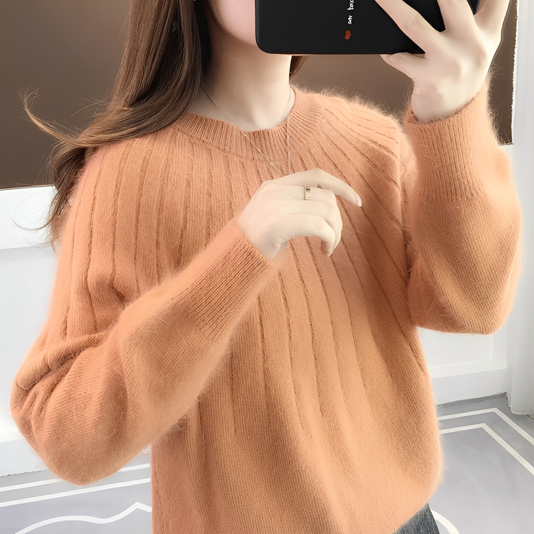 Davon - Komfortabler und stilvoller Wollpullover für Damen
