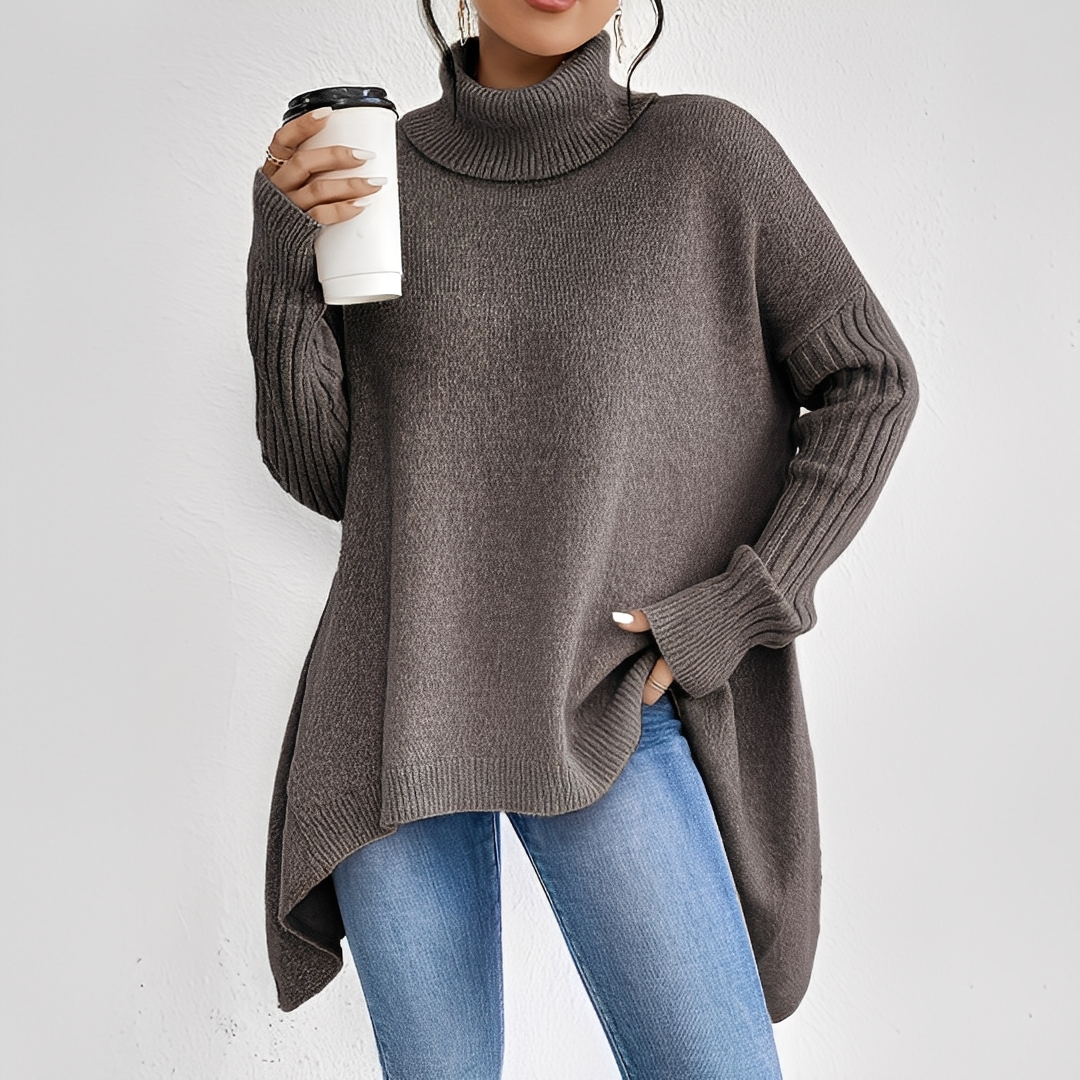 Maëlle – Damen-Rollkragenpullover mit klassischer Silhouette