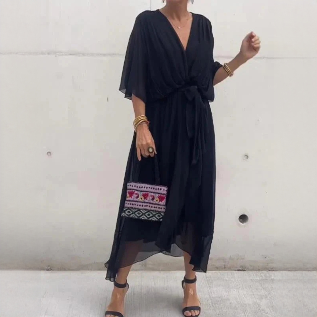 Demara - Elegantes V-Kleid für Damen
