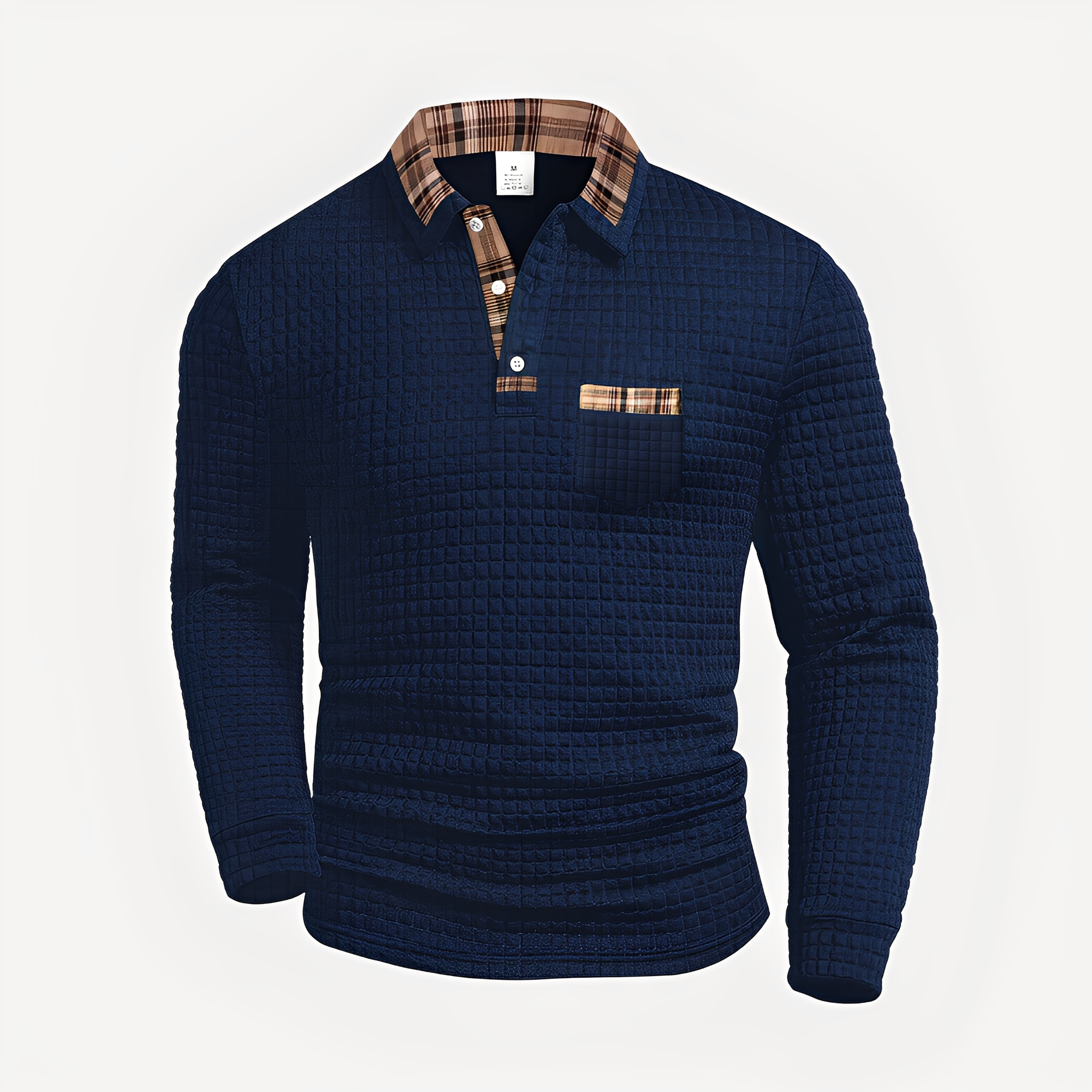 Morris - Stilvolles Langarm-Poloshirt für Herren