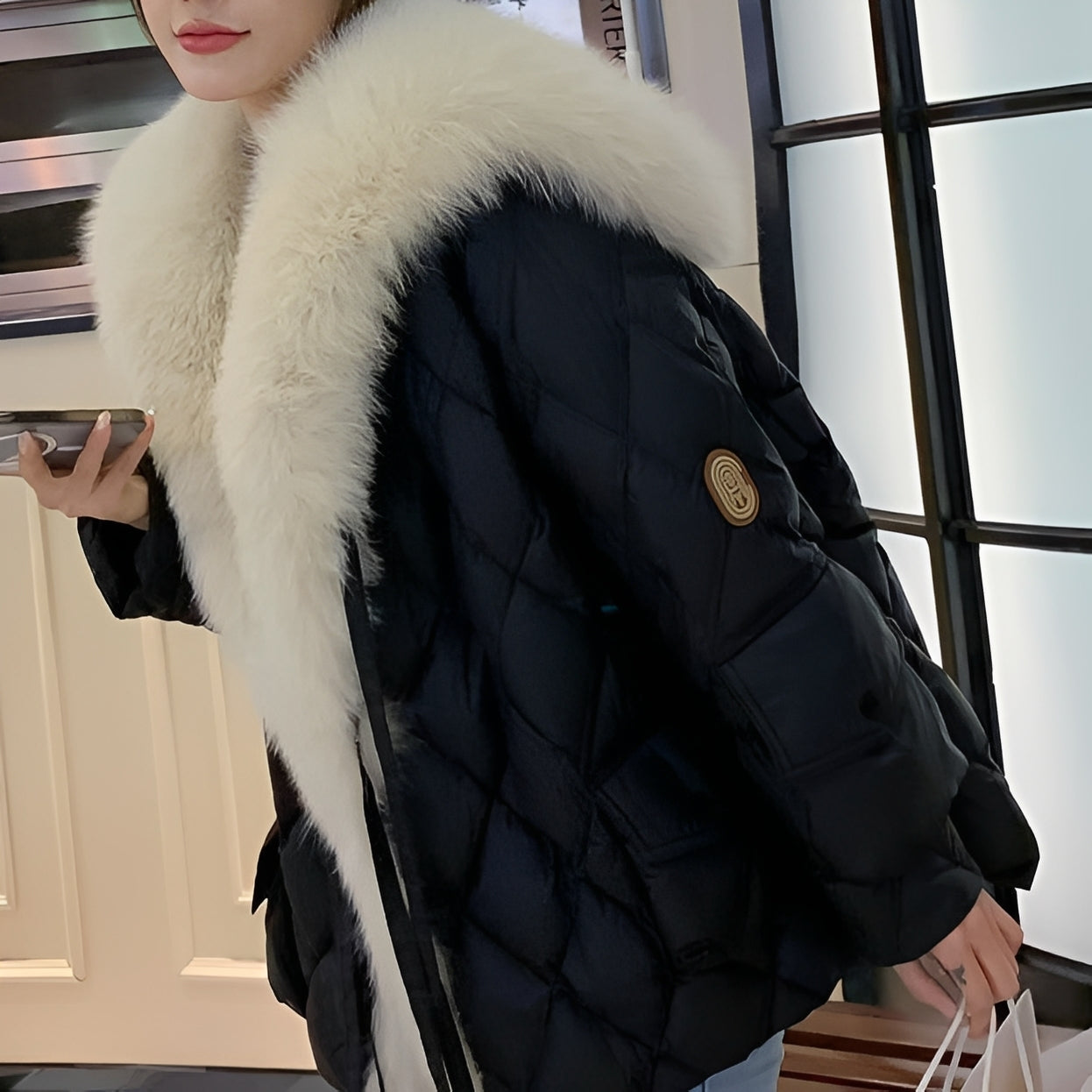 Lauren - Modische Oversize-Daunenjacke für Damen