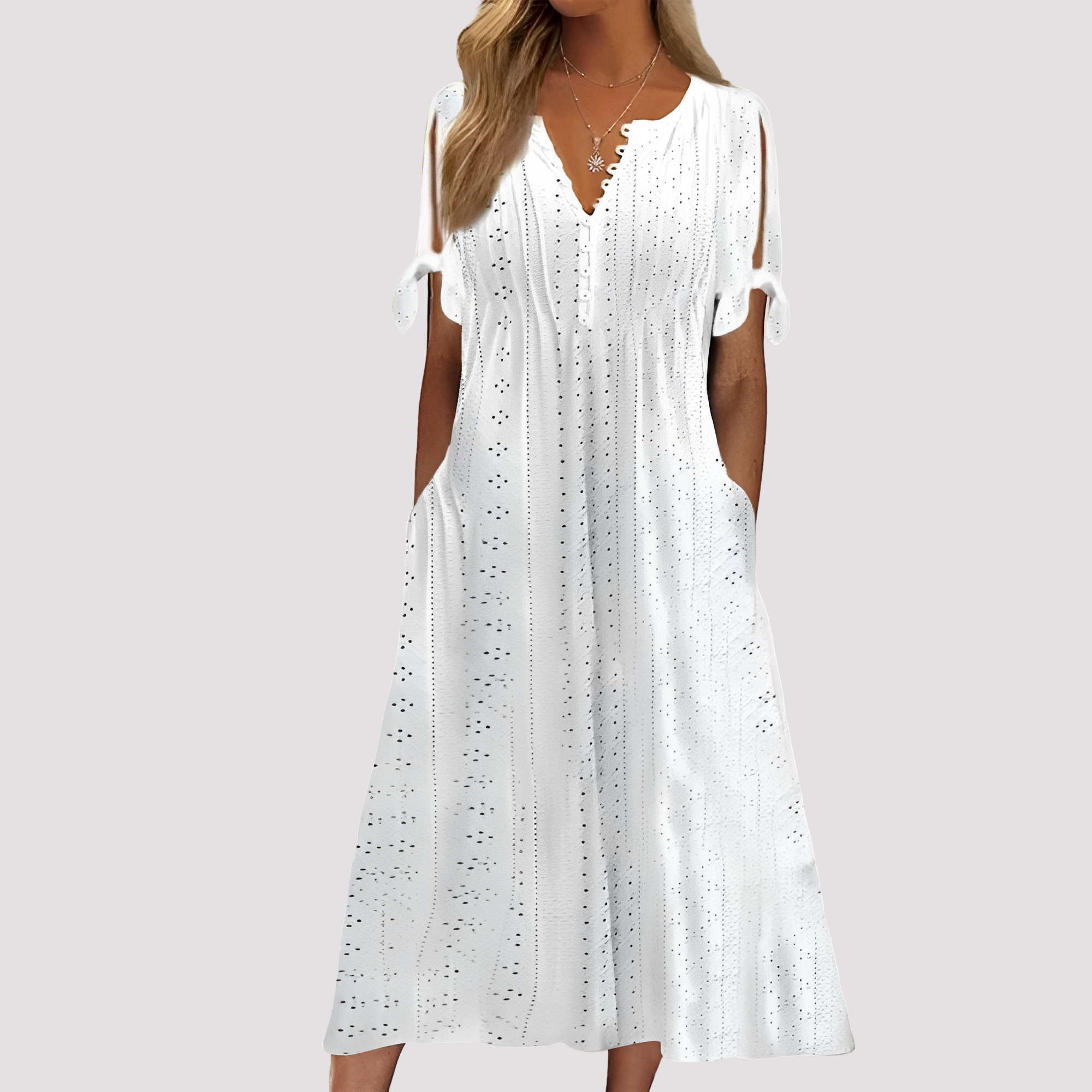 Maisy - Schickes Damenkleid mit Ausschnitten