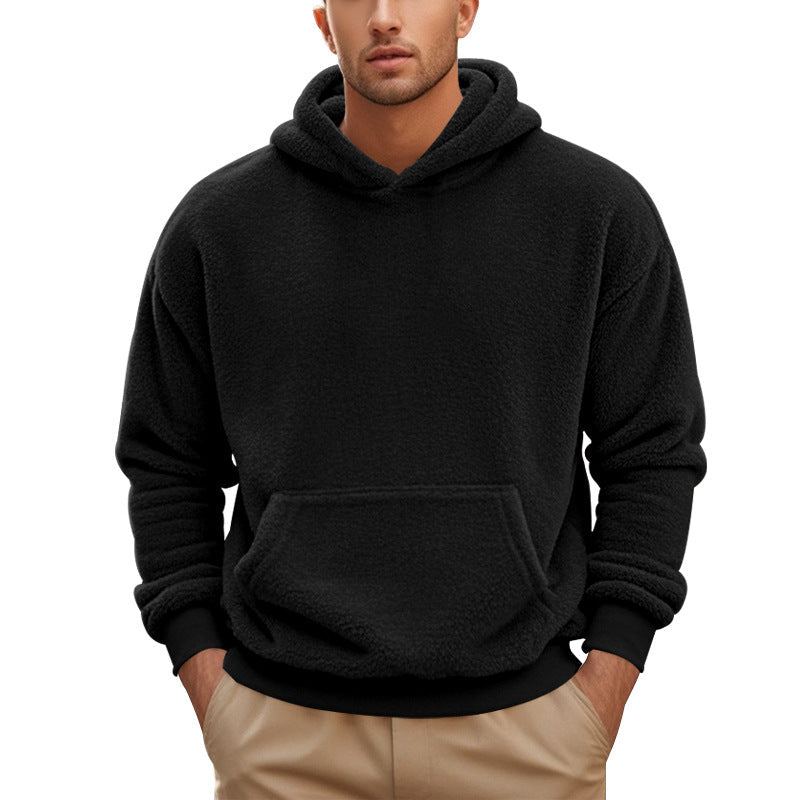Phillip - Warmer Samt-Herren-Hoodie