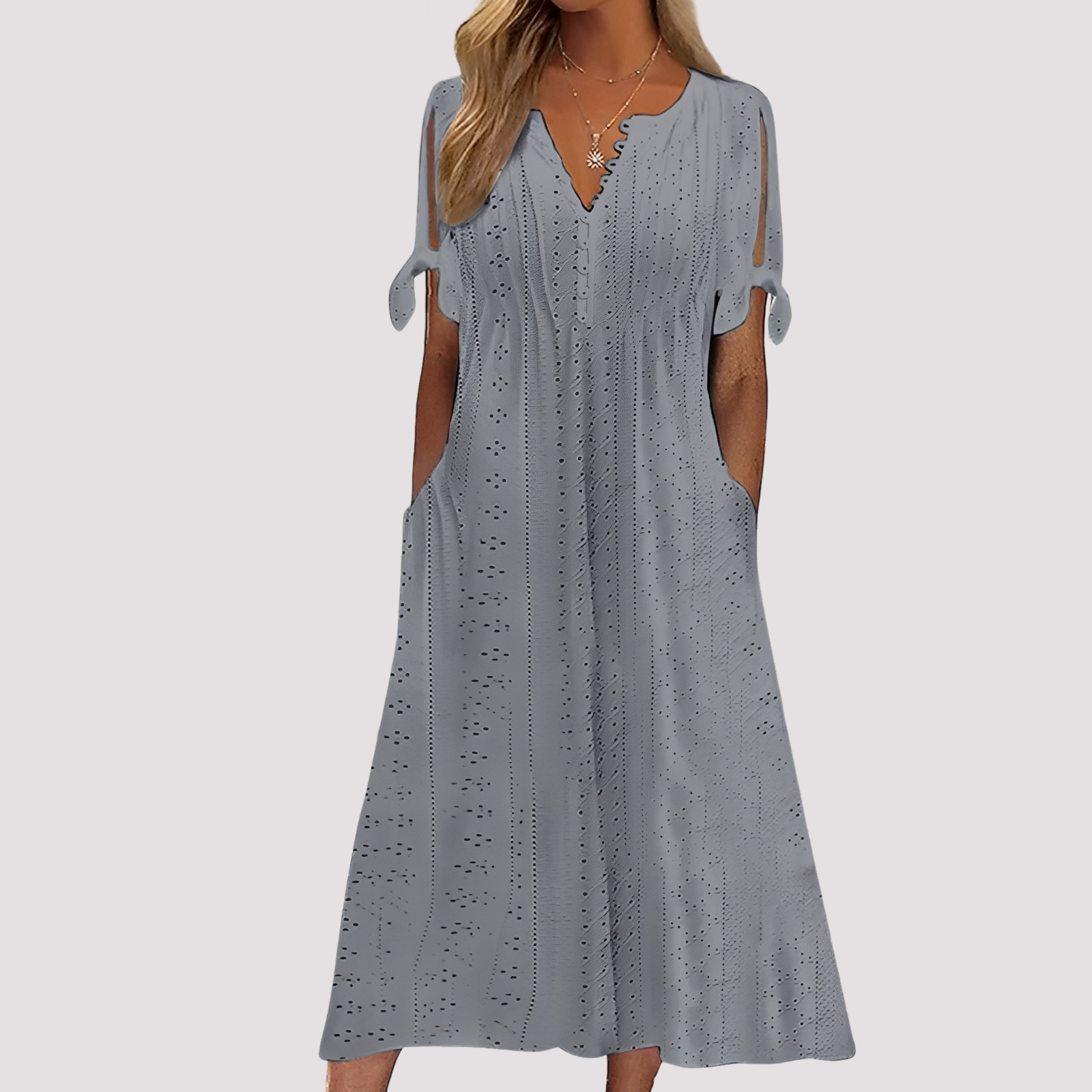 Maisy - Schickes Damenkleid mit Ausschnitten