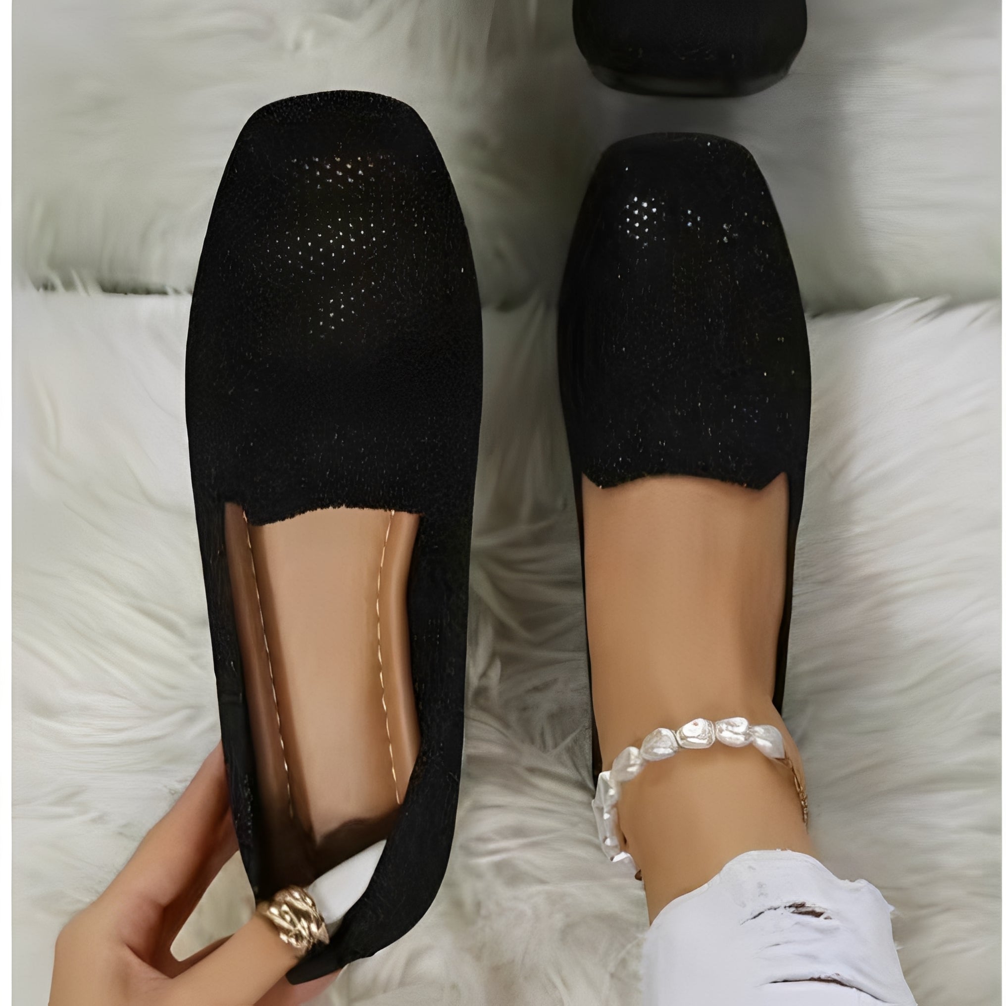 Joanna - Damenfreizeitschuhe mit rutschfester Sohle