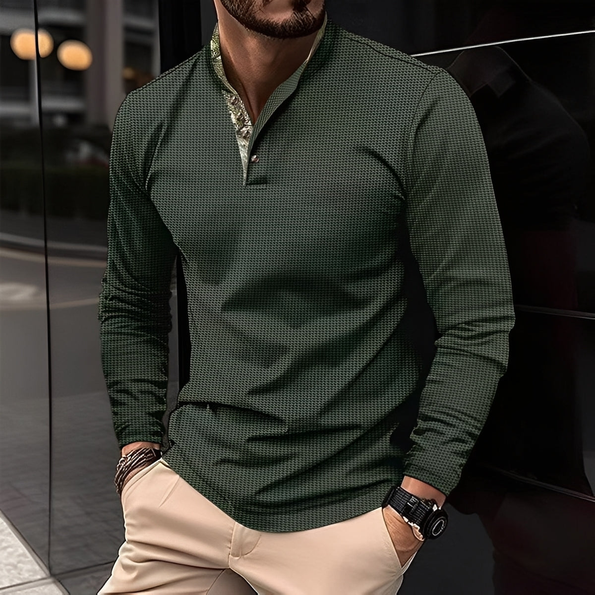 Chester - Neues Herren-Polohemd mit Kragen