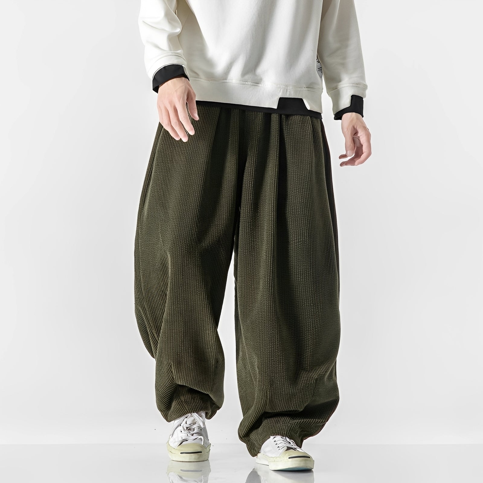 Frank - Lässige Cord-Jogginghose für Herren im modernen Stil