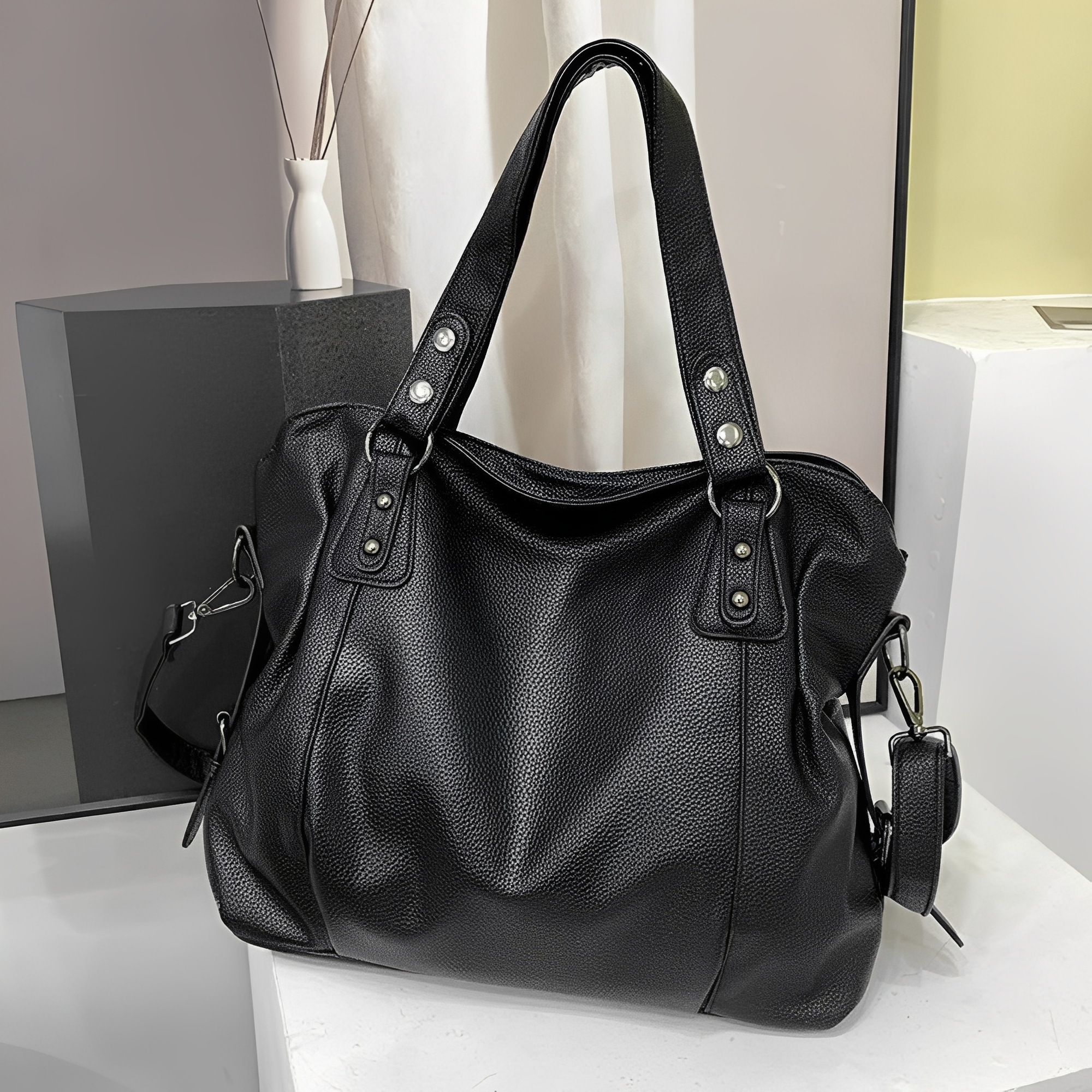 Erika - Moderne große Lederhandtasche für Damen