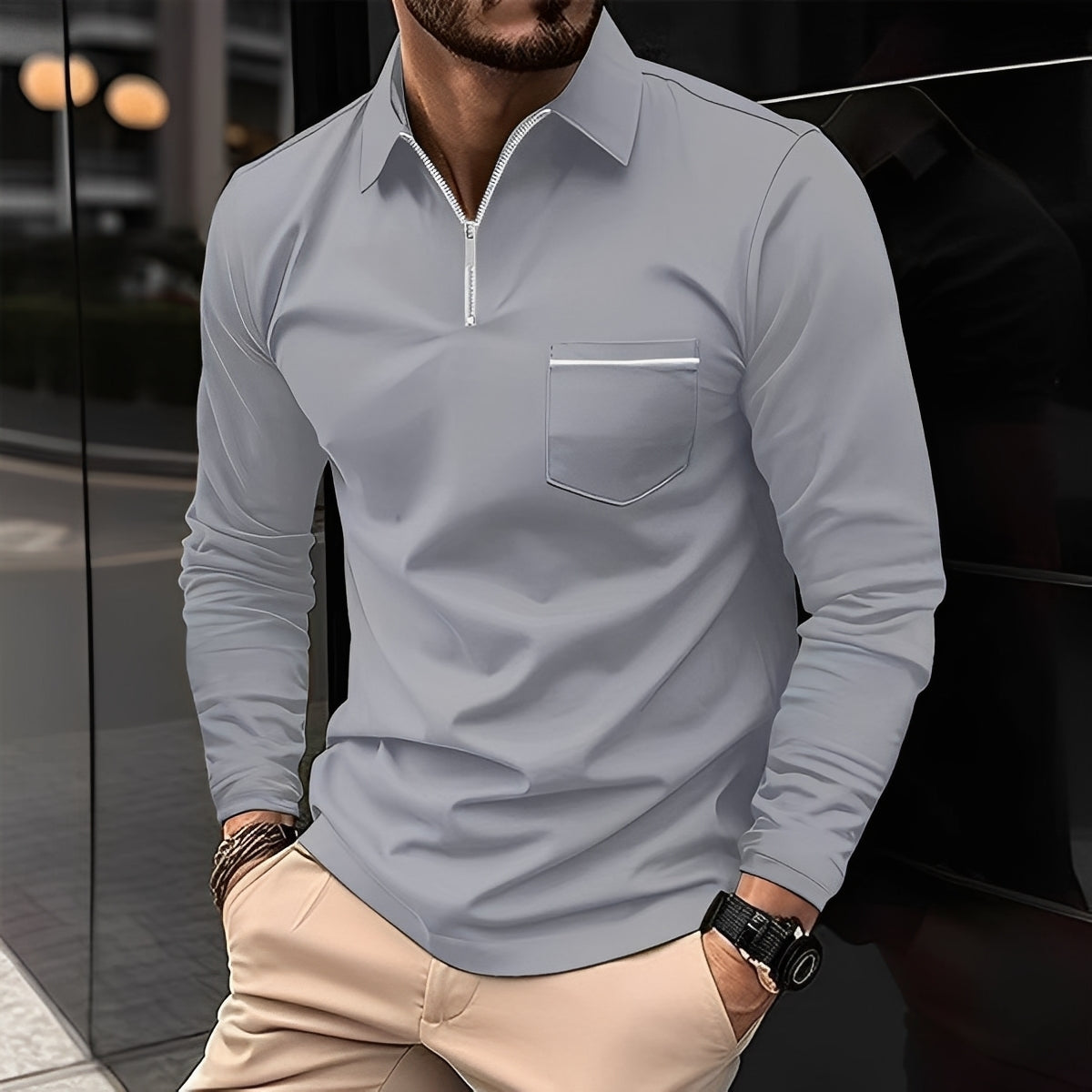 Florent - Komfortables Langarmhemd