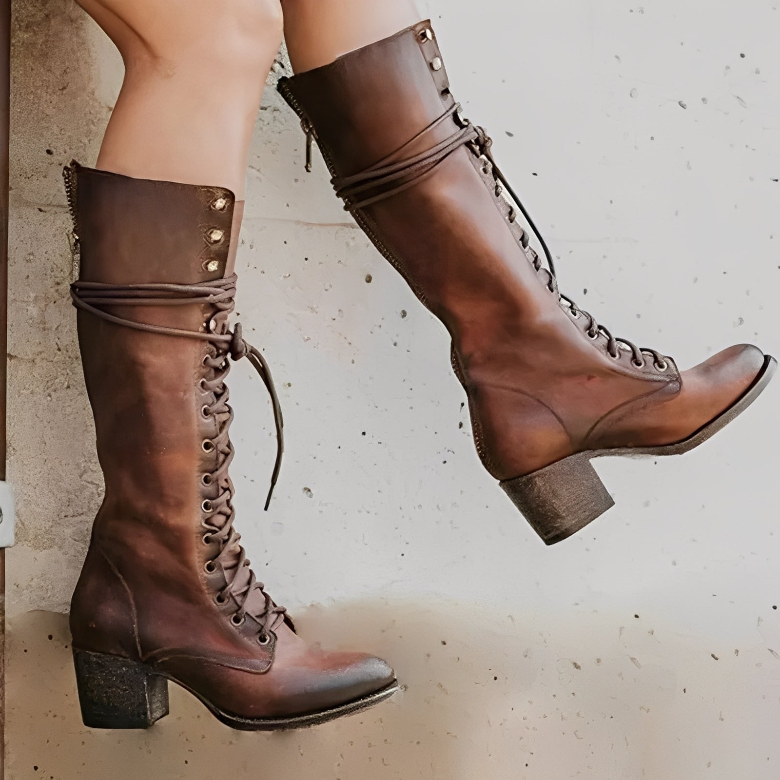Ludivine - Damen-Stiefeletten mit Blockabsatz