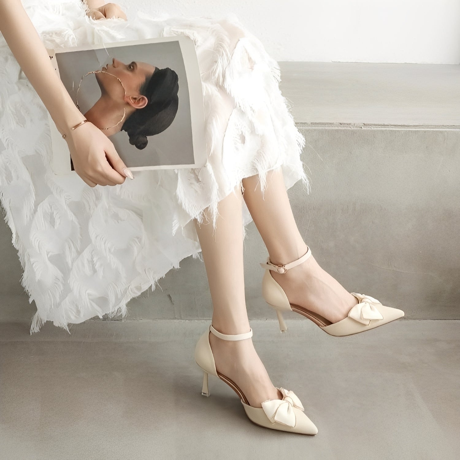 Gabrielle - Elegante Damenschuhe mit Schleife