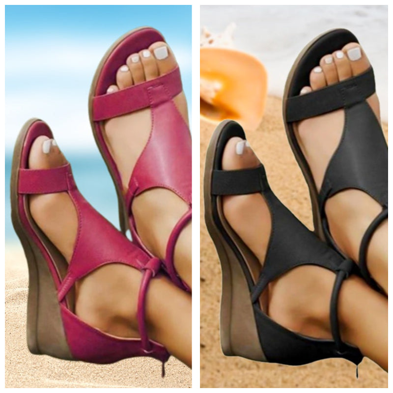 Anne – Ledersandalen mit Absatz