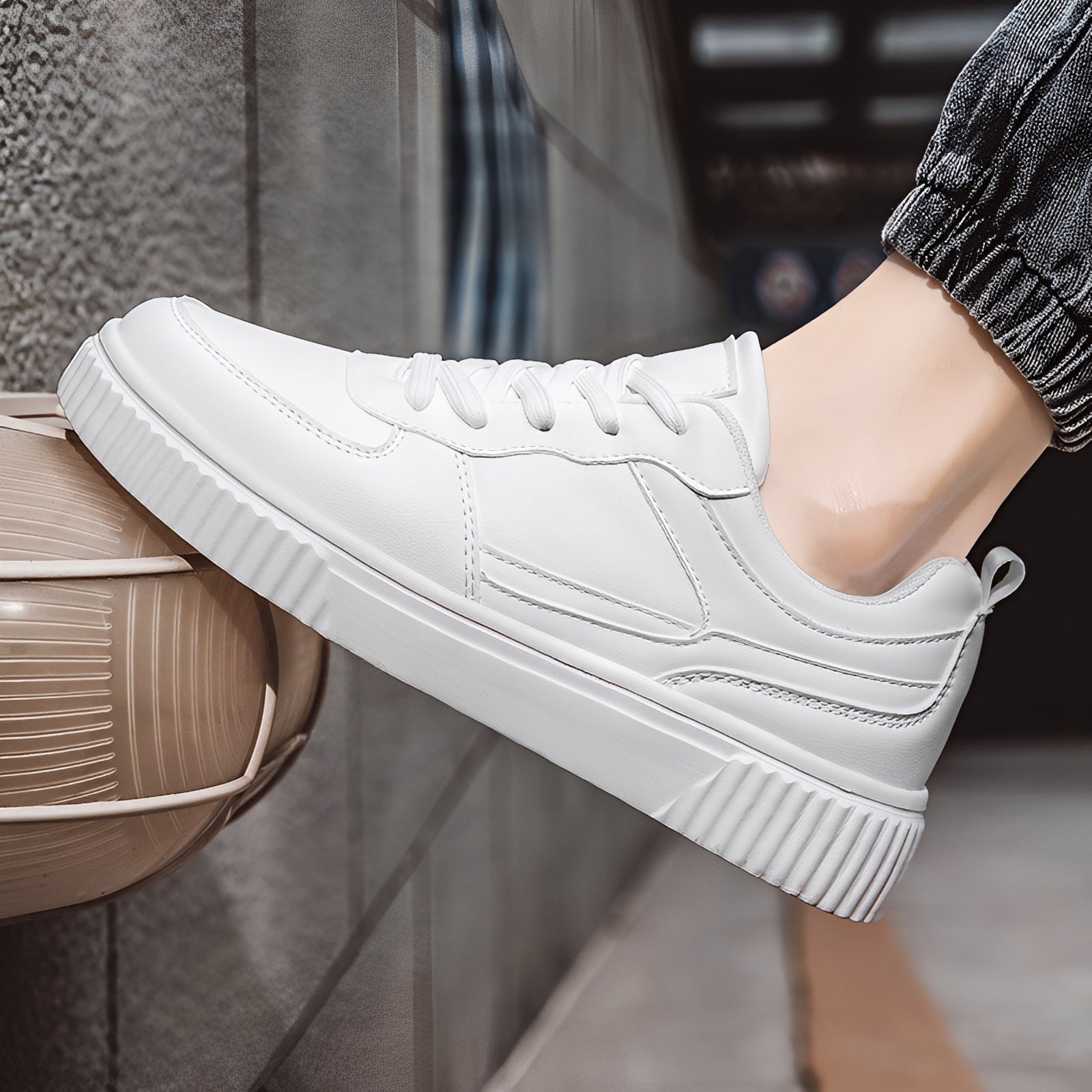 Nathan - Plateau-Sneaker für Herren im modernen Stil