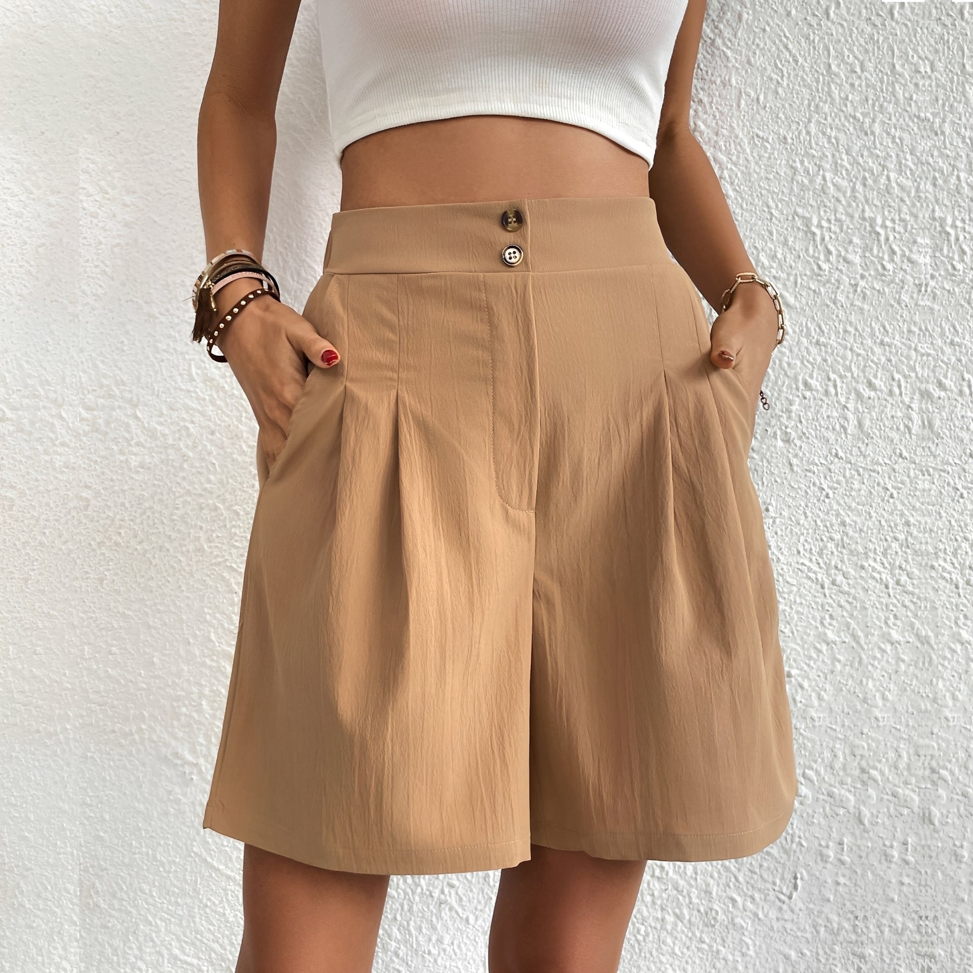 Ilse - Bequeme Shorts mit hoher Taille für Frauen