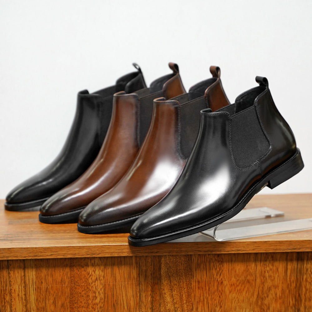 Jeremy - Formale Chelsea-Stiefel aus Leder für Herren