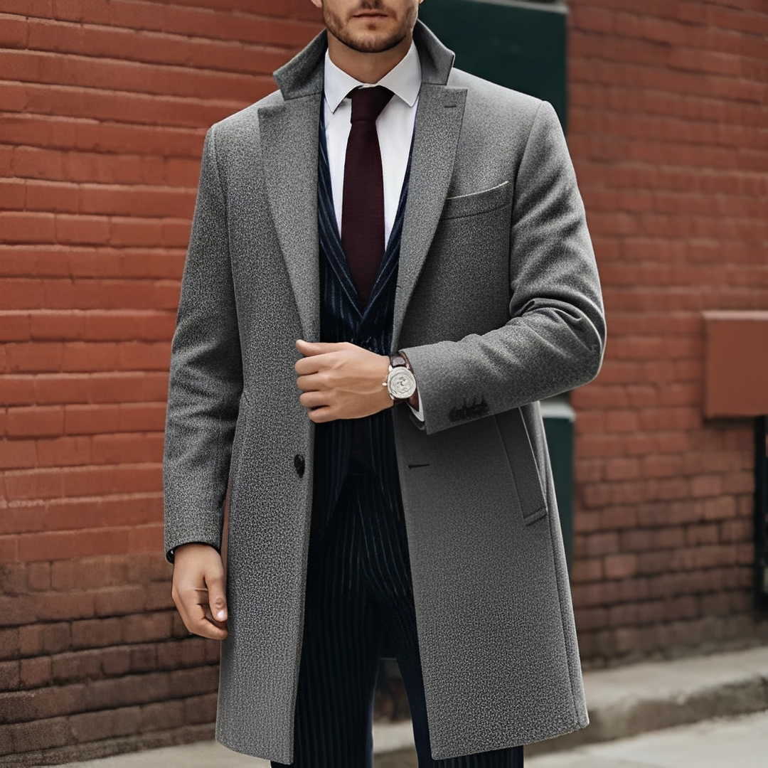 Janzen - Herren-Trenchcoat für den Winter