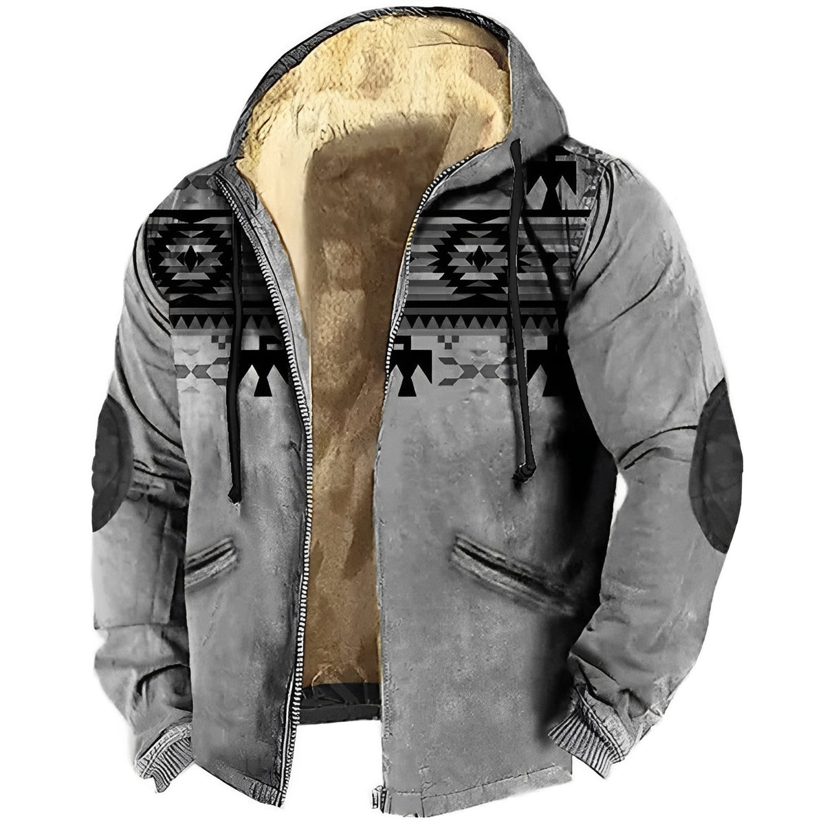 Edwin - Moderner Herren-Hoodie mit ethnischem Muster