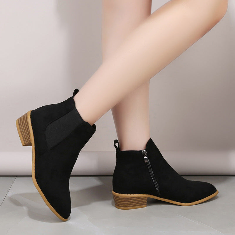 Karen - Stilvolle Damen-Chelsea-Boots mit spitzer Spitze