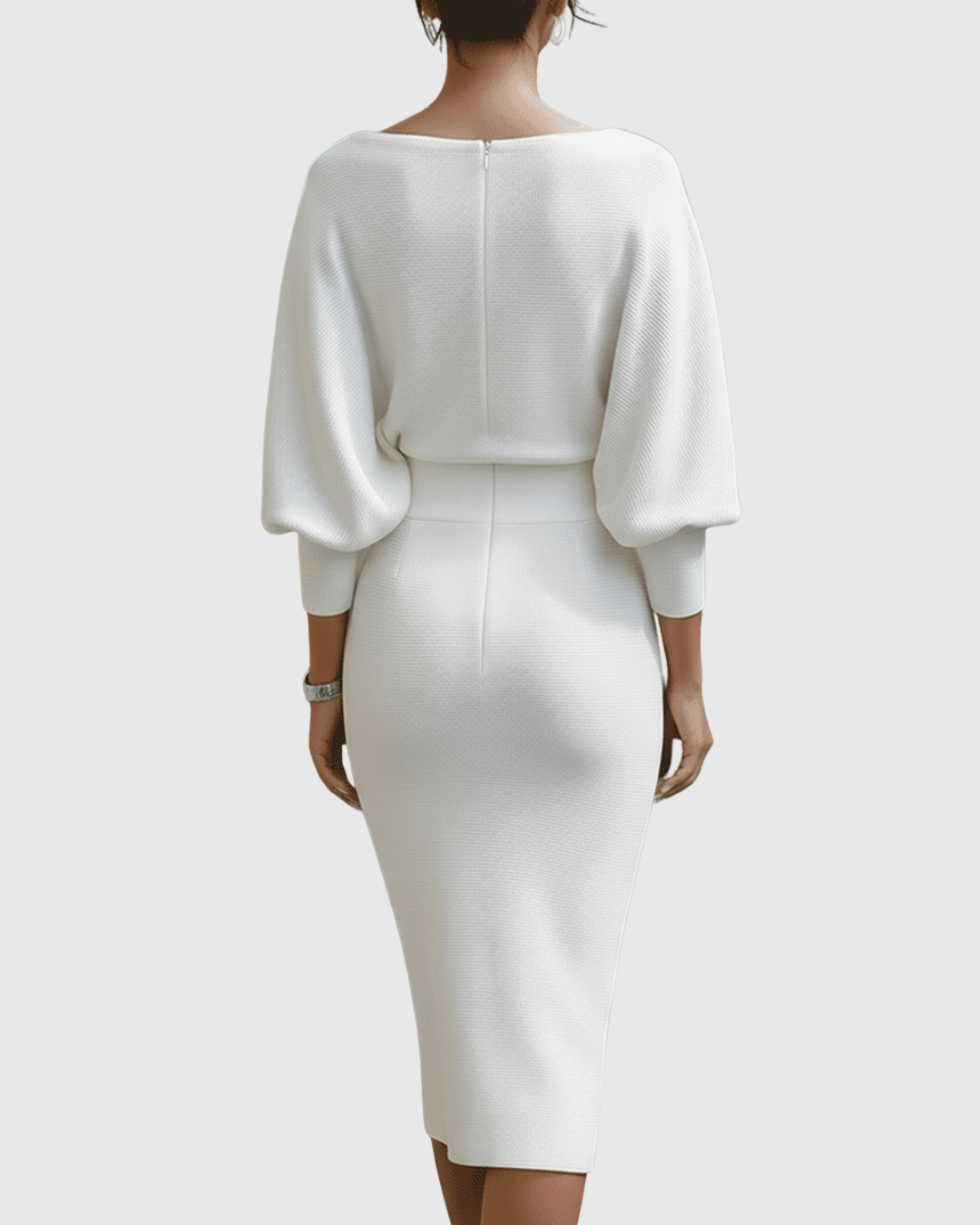 Danaya – Stilvolles Midikleid mit Drapierung