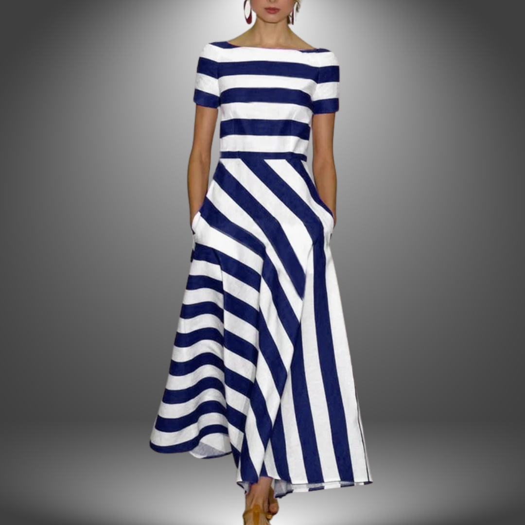 Clementine - Vielseitiges langes A-Linien-Kleid