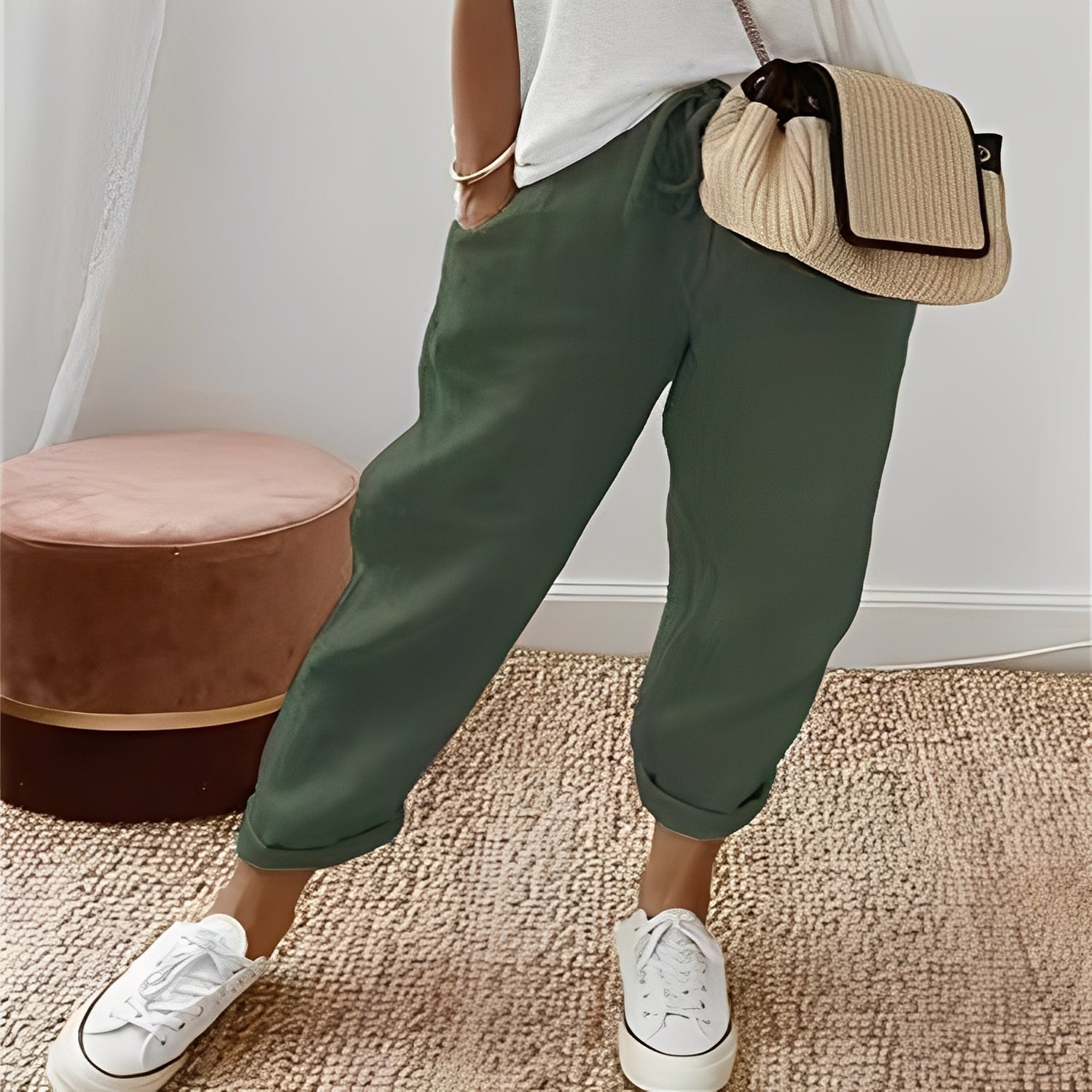 Brigitte - Damenhose mit verstellbarem Bund