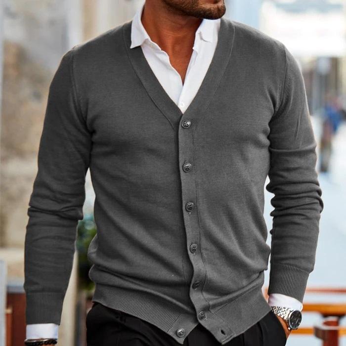 Aamir - Herren-Strickjacke – Komfort und zeitloser Stil