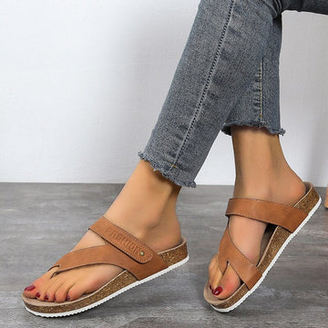 Archwaves - Offene Sandalen aus Kork