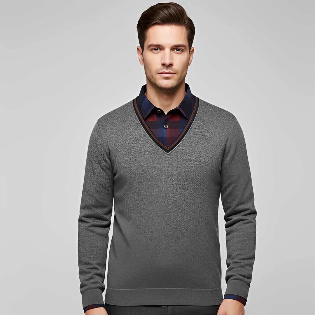 Elezer - Warmer und stilvoller Pullover für Herren