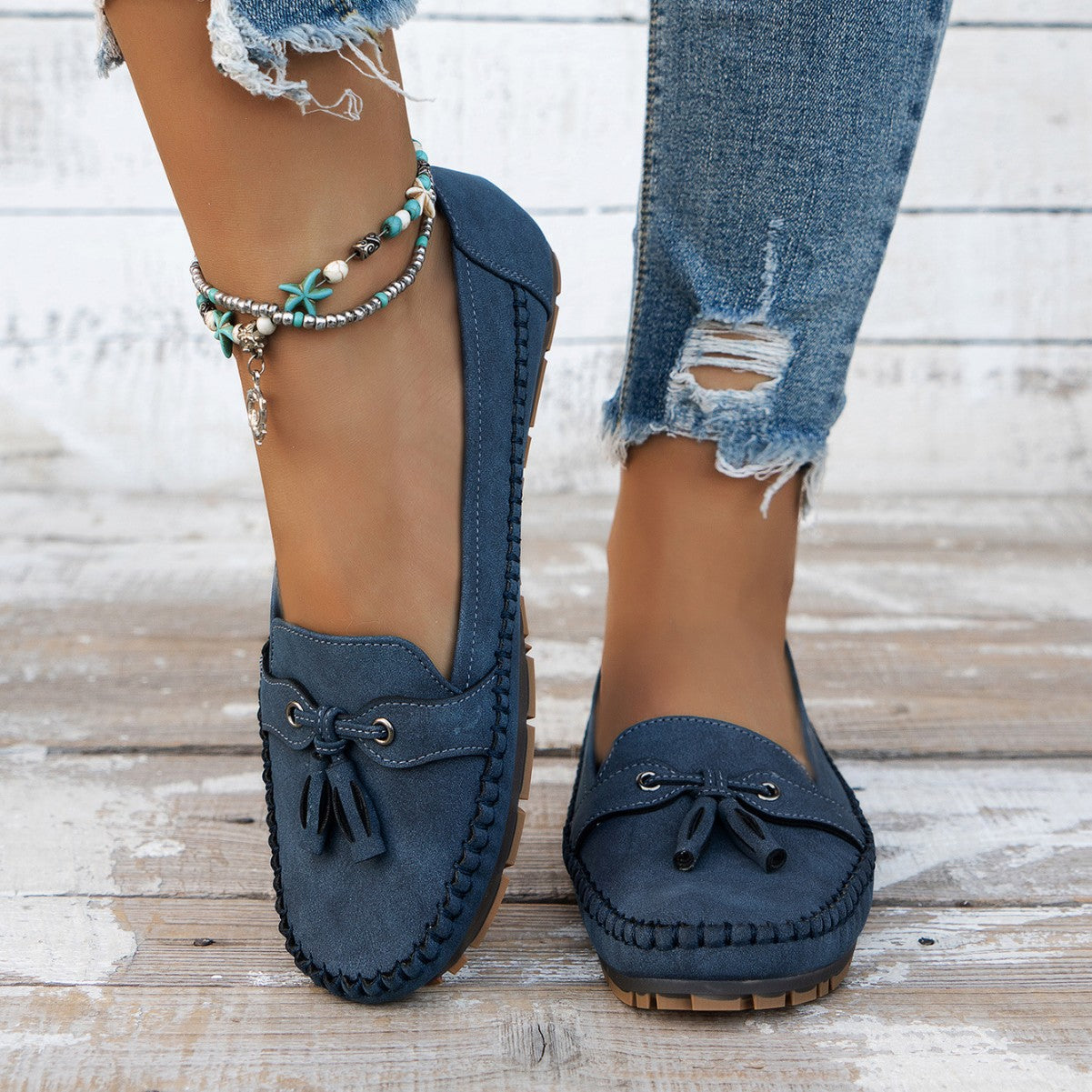 Megan - Komfortabler flacher Damenschuh