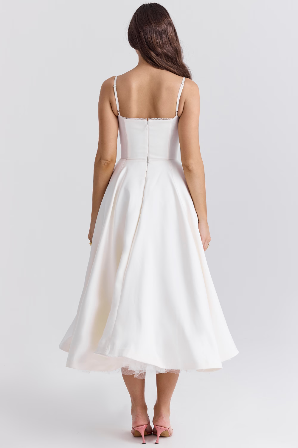 Leona - Edles Satin-Kleid für feierliche Anlässe