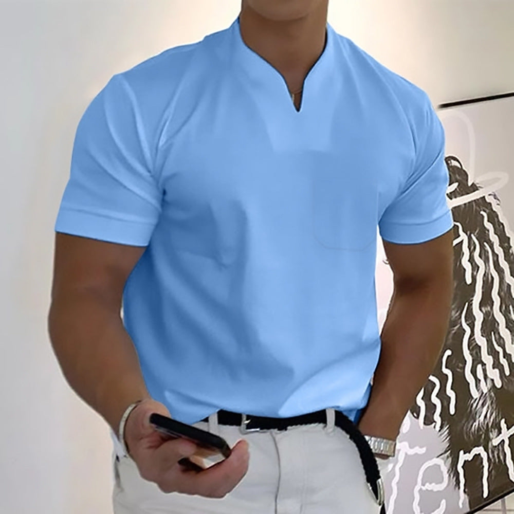 Jason - Kurzärmeliges Business-Fitness-Hemd für Herren