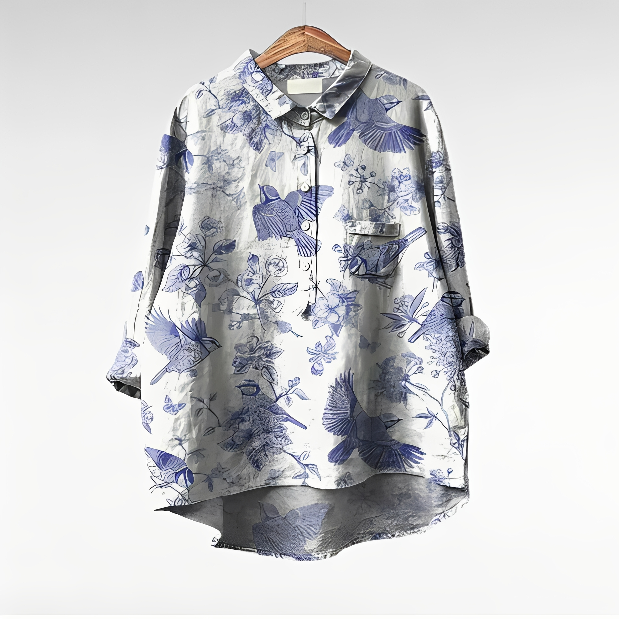 Karley - Klassische Damenblusen mit Blumenmuster