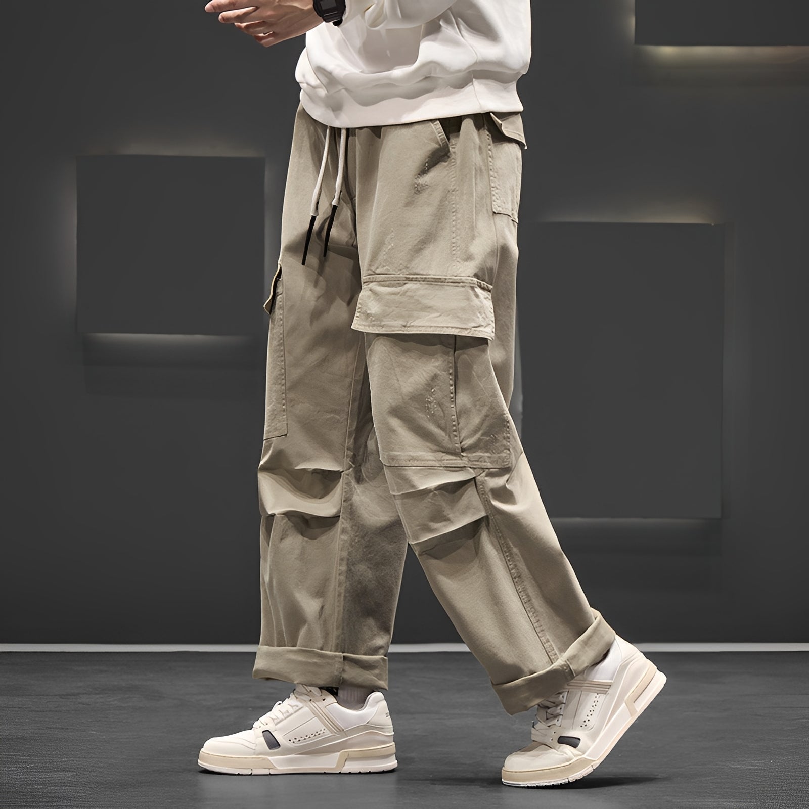 Sam - Trendige, gerade Herrenhose mit Taschen