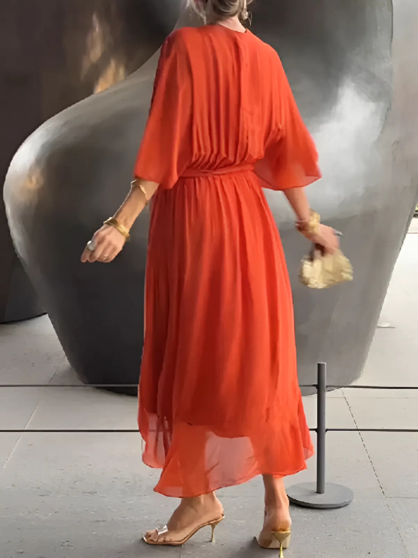 Seraphina – Zeitlose Midi-Wickelkleider