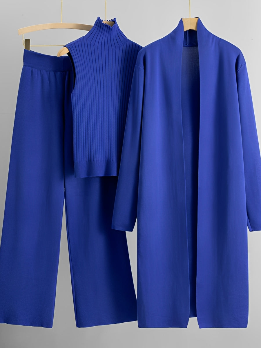 Angie - Schickes 3-teiliges Strickset für Damen