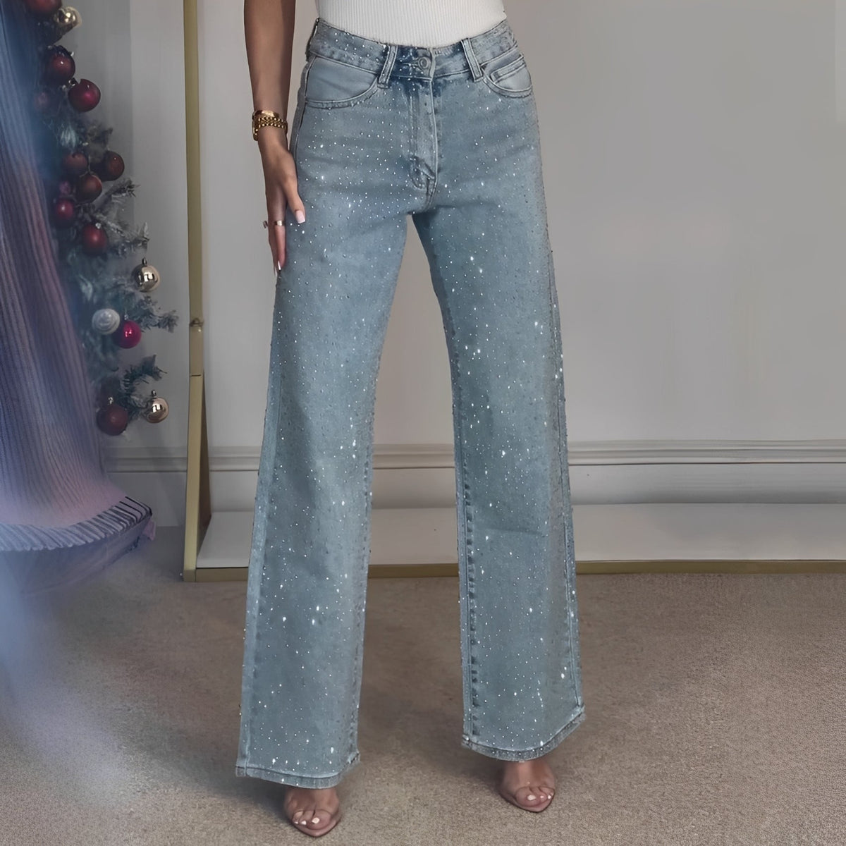 Sandra - Stilvolle weite Hose